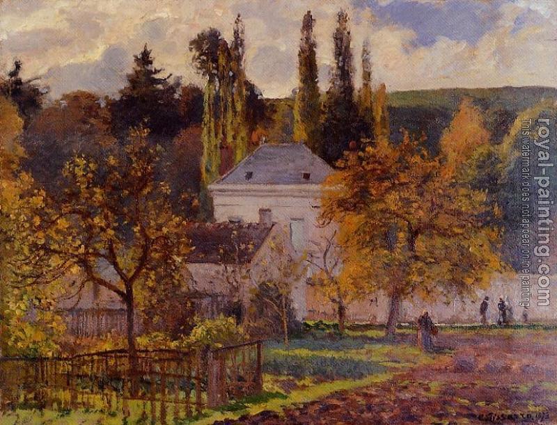 Camille Pissarro : Bourgeois House in l'Hermitage, Pontoise
